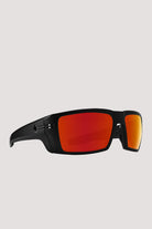 Spy Optic Rebar | Matte Black | Red Mirror With a Z87.2+ ANSI rating