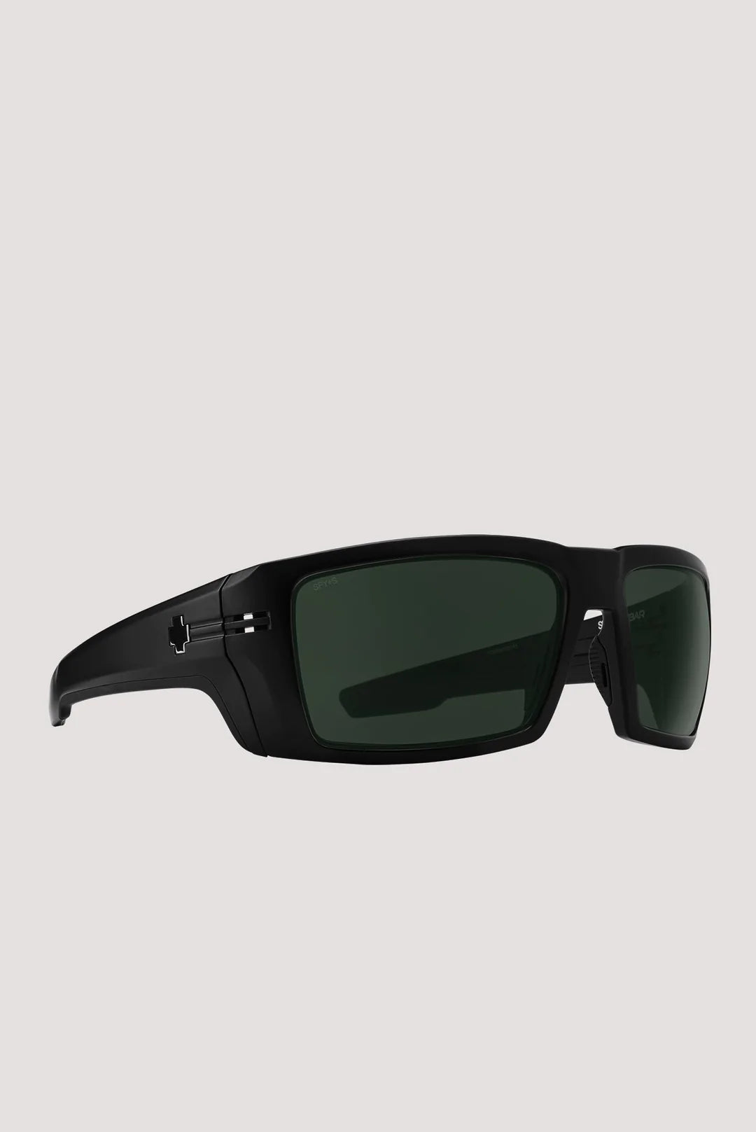 Spy Optic Rebar | Matte Black | Happy Grey Green | Polarised With a Z87.2+ ANSI rating