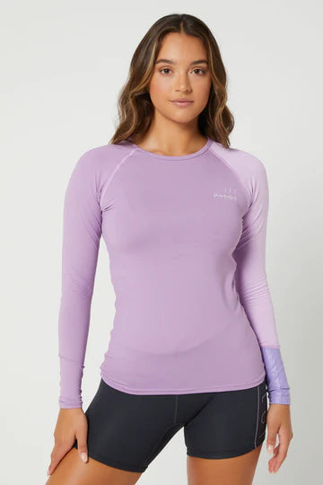 Jetpilot Cause L/S Ladies Rashie | Purple