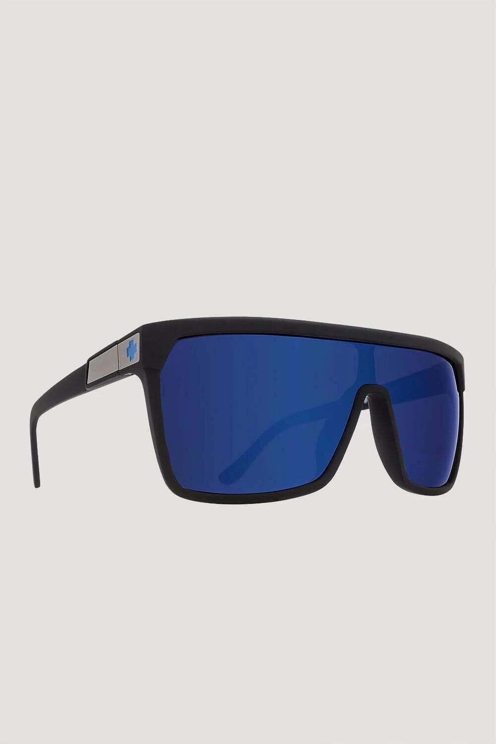 flynn | soft matte black | dark blue spectra mirror