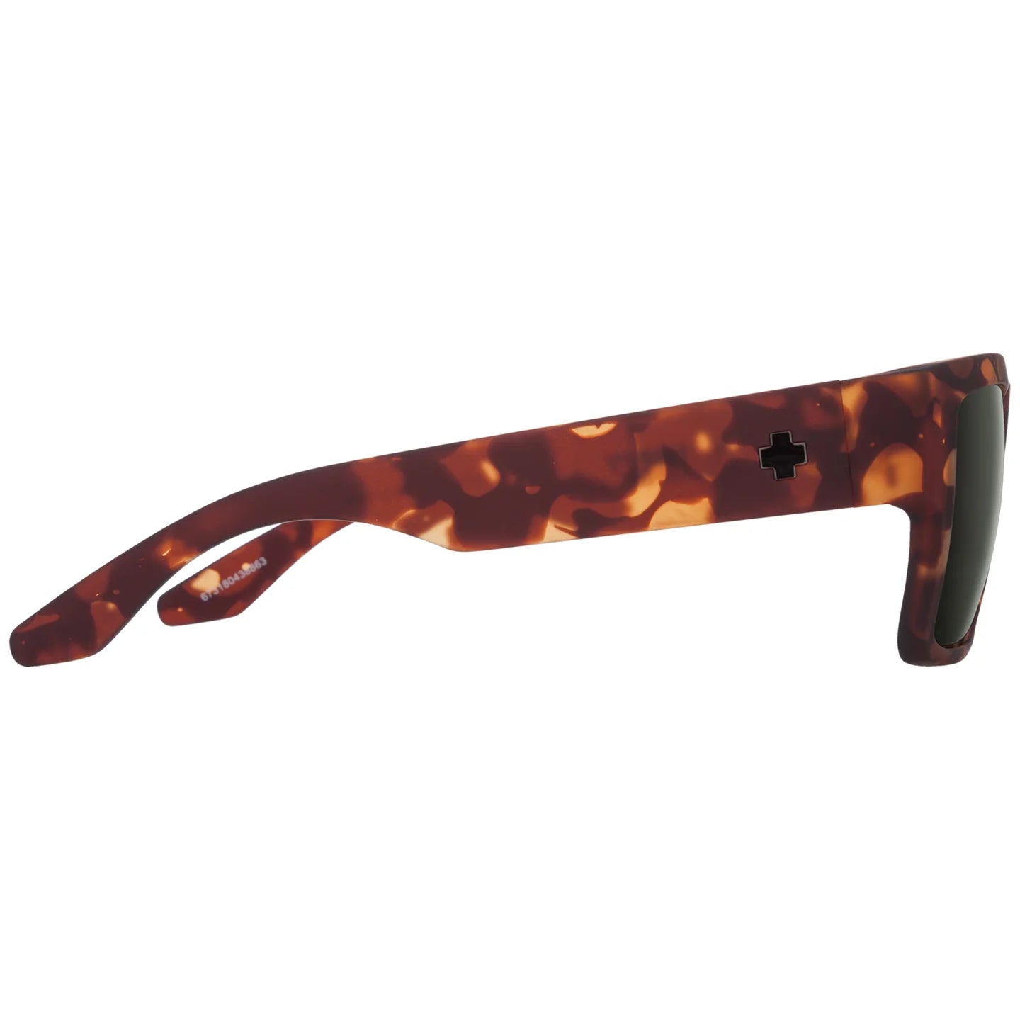 Spy Optic Cyrus | Soft Matte Camo Tort. ARC® (Accurate Radius Curvature) polycarbonate lenses are tapered to follow the natural curvature of the eye, providing crystal-clear distortion-free vision while reducing eyestrain