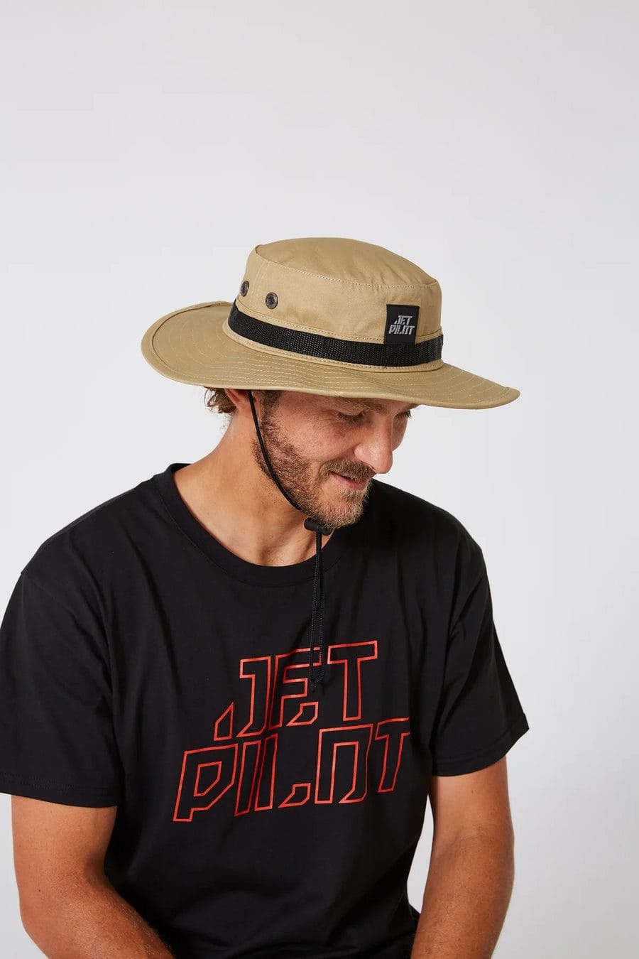 jet lite wide brim hat khaki