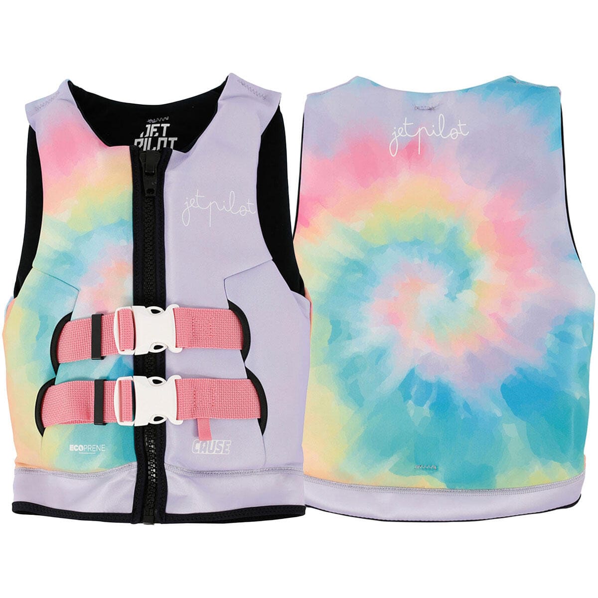 cause girls fe youth eco life vest tie die