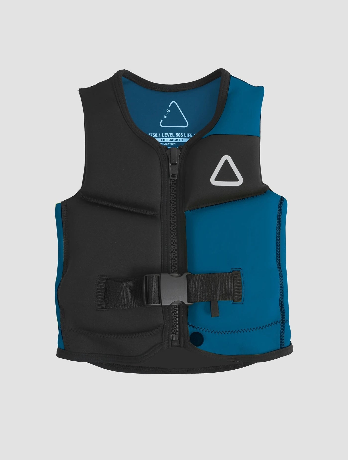 corp jr life vest black/blue