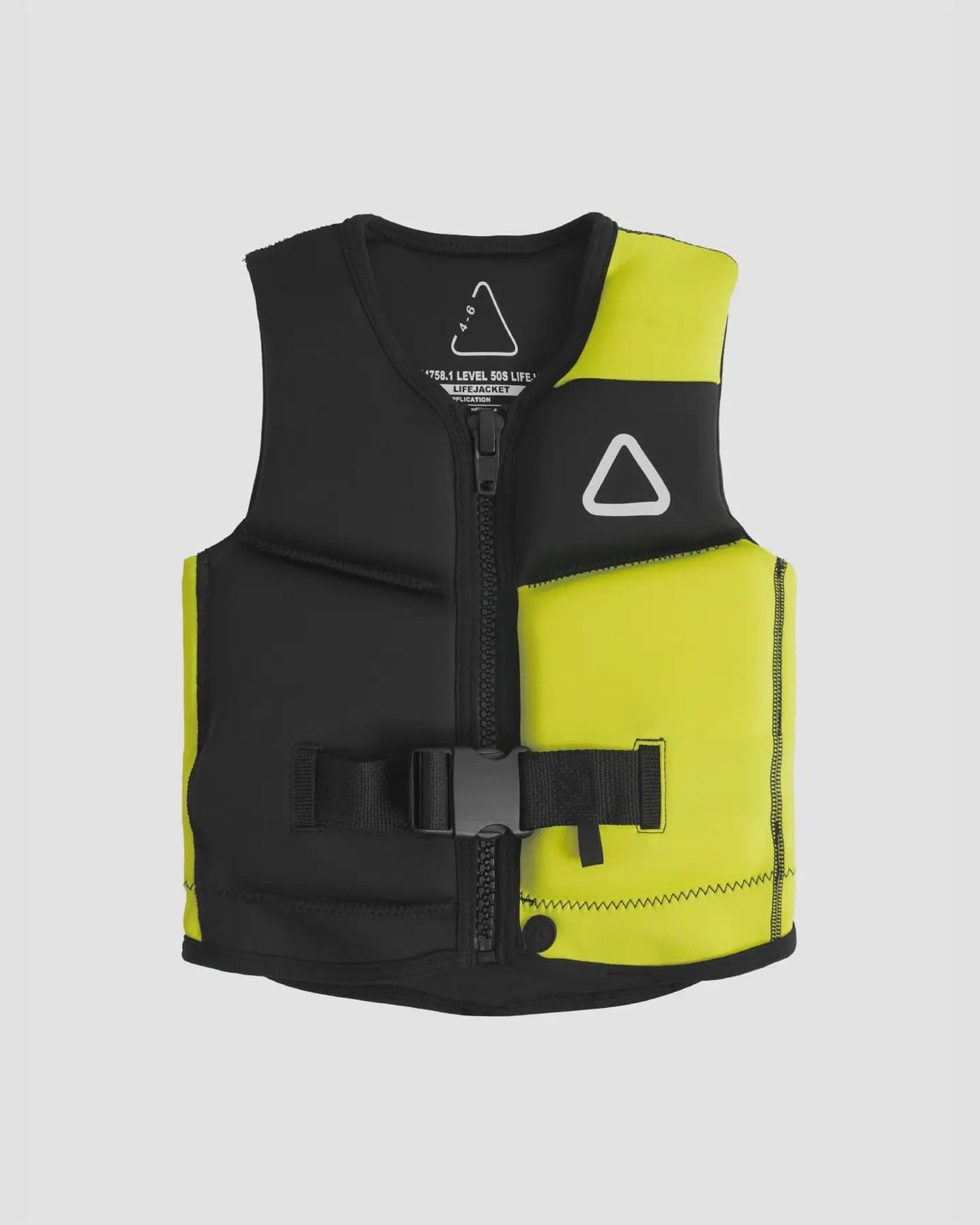 corp jr life vest fluro yellow/black