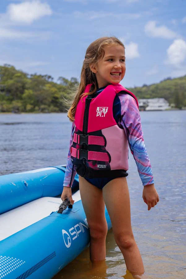 the cause kids life jacket pink