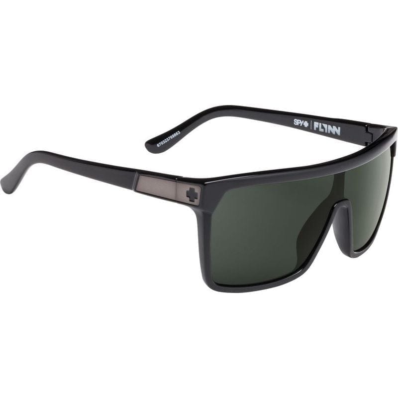 flynn sunglass back matte black w/ happy grey green