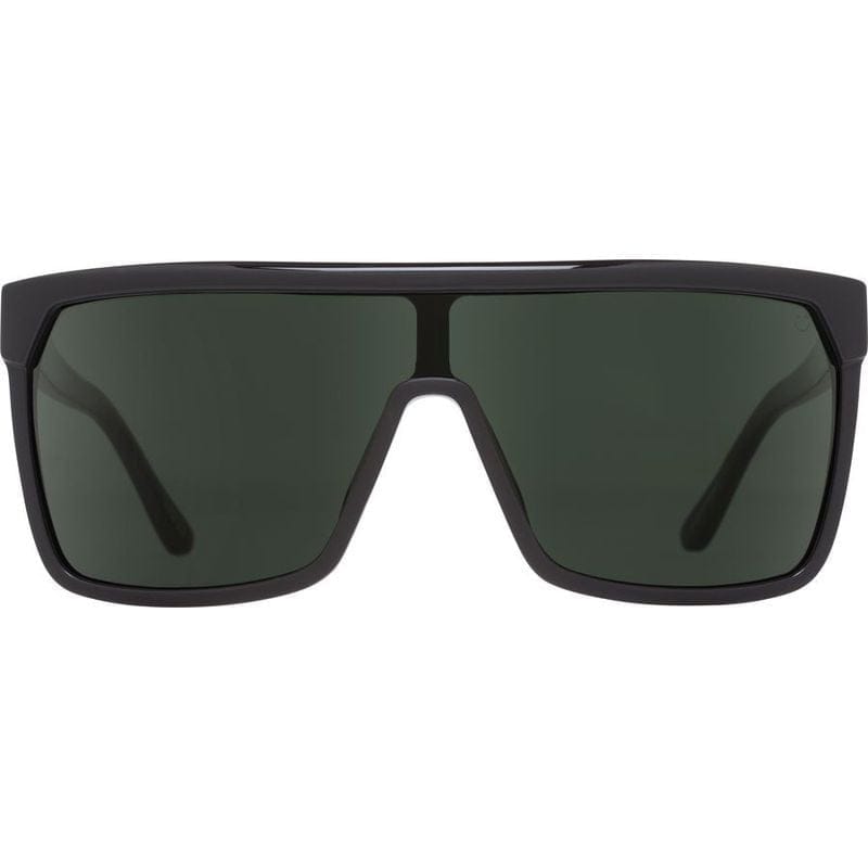 flynn sunglass back matte black w/ happy grey green