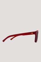 saxony sunglass matte sienna red