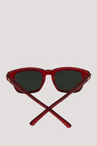 saxony sunglass matte sienna red