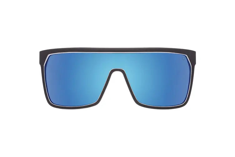 Spy flynn sunglass whitewall happy grey green w/ light blue spectra