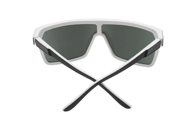 flynn sunglass whitewall happy grey green w/ light blue spectra