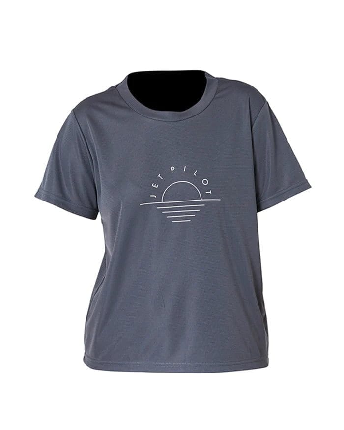 ladies pacer tee charcoal