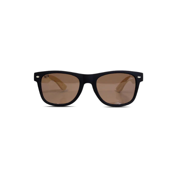 50/50s sunglasses black with brown lens