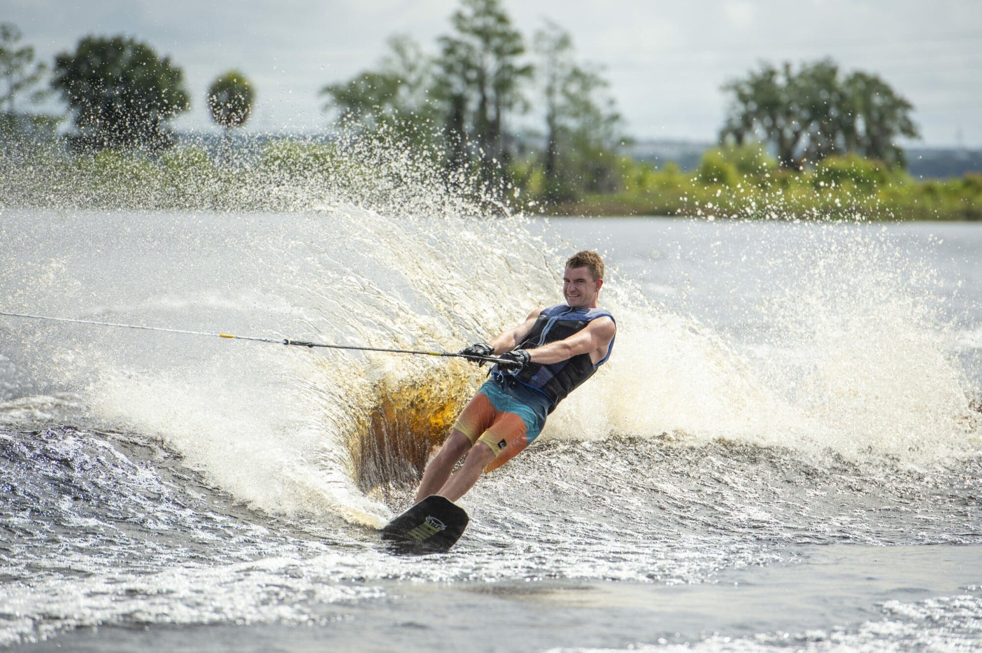 hovercraft camo large waterski w/ stance 110 binding